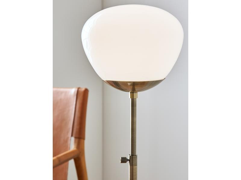 Markslöjd Lampe de bureau Rise, E27, max. 40W, antique/blanc