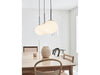 Markslöjd Lampe suspendue Dione, 3 x E14, blanc/noir