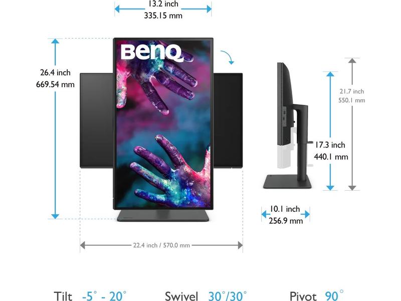 BenQ Monitor DesignVue PD2506Q