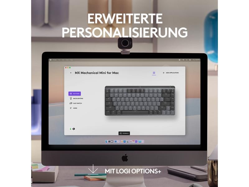 Logitech Clavier MX Mechanical Mini for Mac space grey