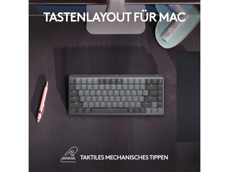 Logitech Tastatur MX Mechanical Mini for Mac space grey