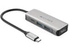 HYPER Dockingstation HyperDrive 4-in-1 USB-C Hub Schwarz