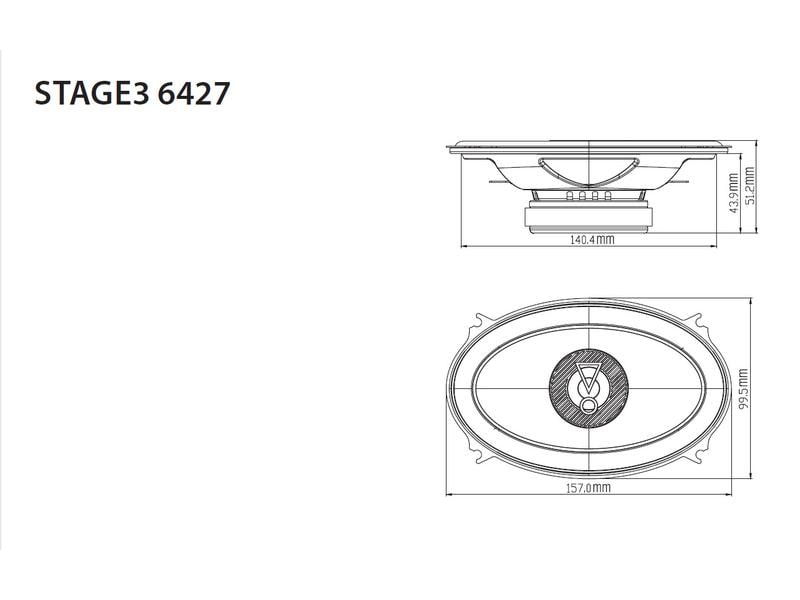 JBL Car 2-Weg Lautsprecher Stage3 6427