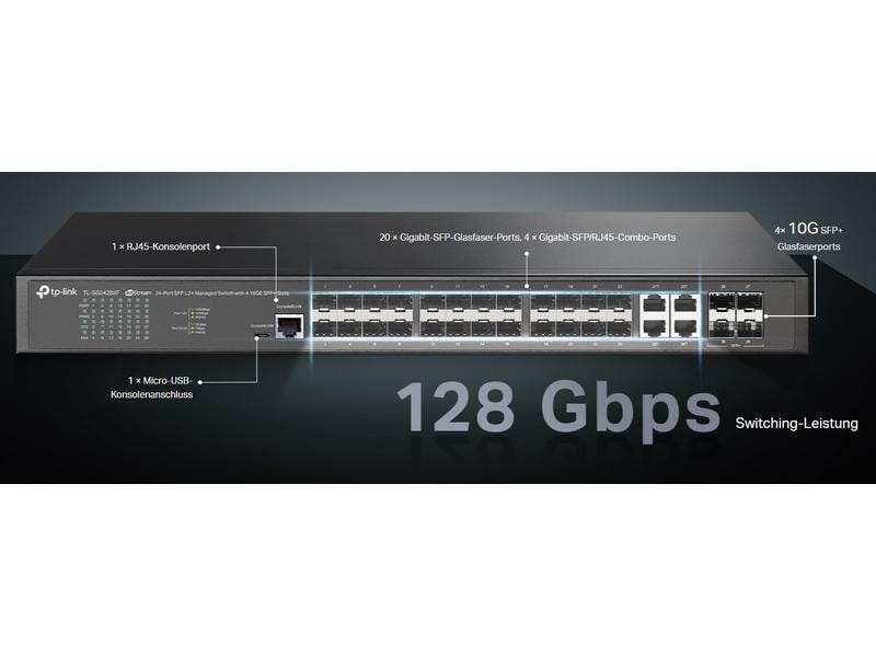 TP-Link SFP Switch JetStream TL-SG3428XF 28 Port