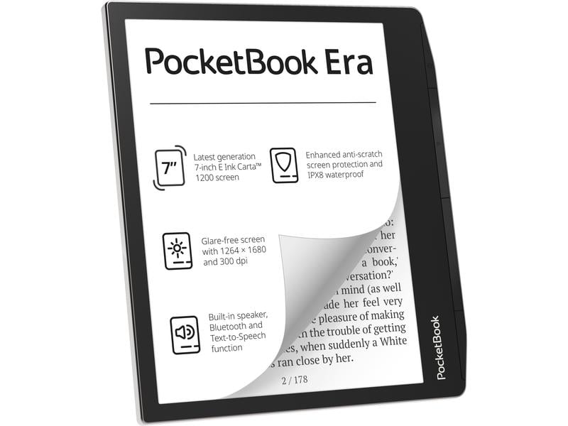 PocketBook Lecteur E-Book Era 16 GB Stardust Silver