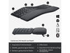 Logitech Tastatur K860 for Business