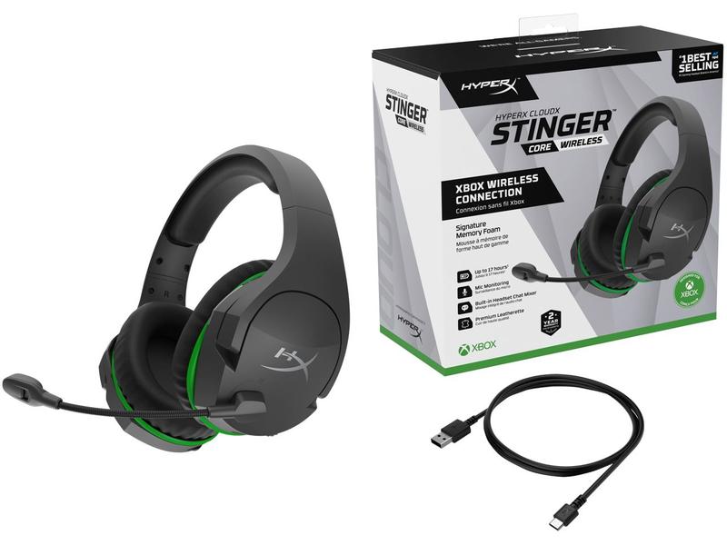 HyperX Headset CloudX Stinger Core Wireless Schwarz