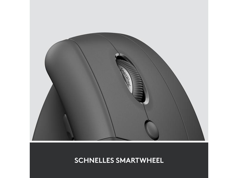 Logitech Ergonomische Maus Lift for Business Graphite