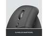 Logitech Souris ergonomique Lift for Business Left Graphite