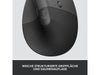 Logitech Ergonomische Maus Lift for Business Graphite