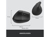 Logitech Souris ergonomique Lift for Business Left Graphite