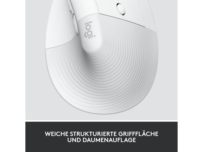 Logitech Ergonomische Maus Lift for Business Off-white