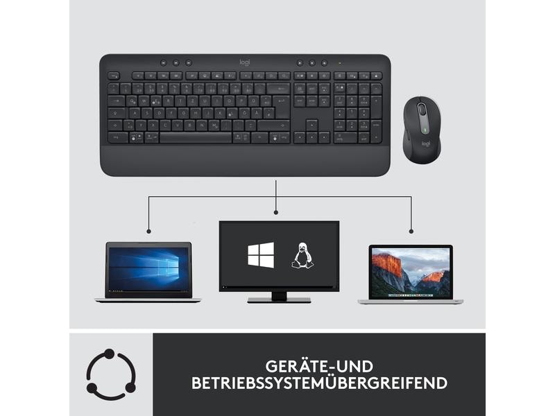 Logitech Tastatur-Maus-Set MK650 Combo for Business