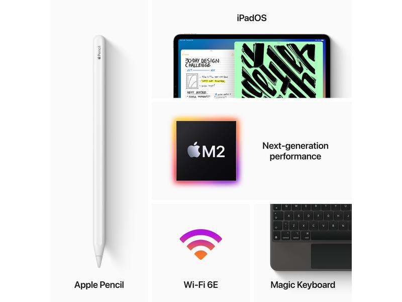 Apple iPad Pro 11" 2022 M2 Wifi 128 GB Grau
