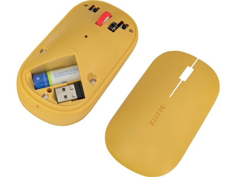 Leitz Souris Cosy sans fil Jaune chaud