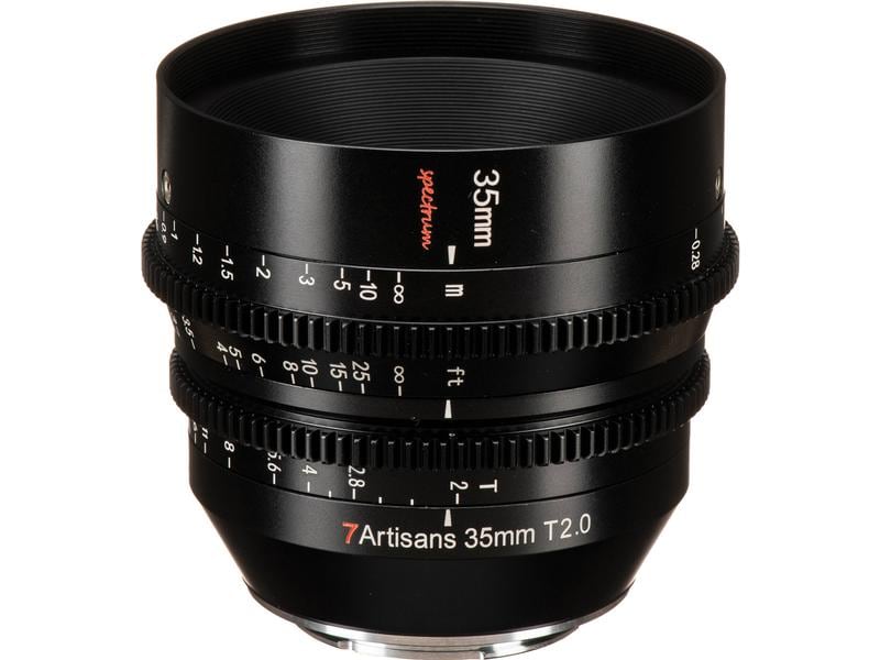 7Artisans Longueur focale fixe 35mm T2.0 – Sony E-Mount