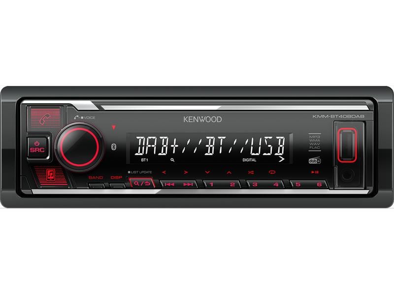 Kenwood Autoradio KMM-BT408DAB, 1 DIN