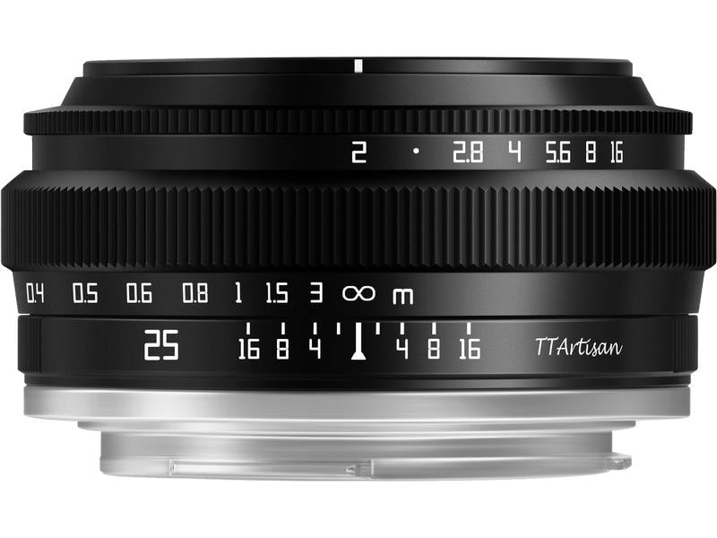 TTArtisan Objectif à focale fixe APS-C 25mm F/2 – Monture Sony E