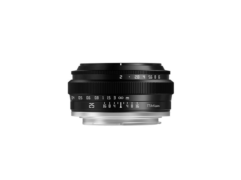 TTArtisan Longueur focale fixe APS-C 25mm F/2 – MFT