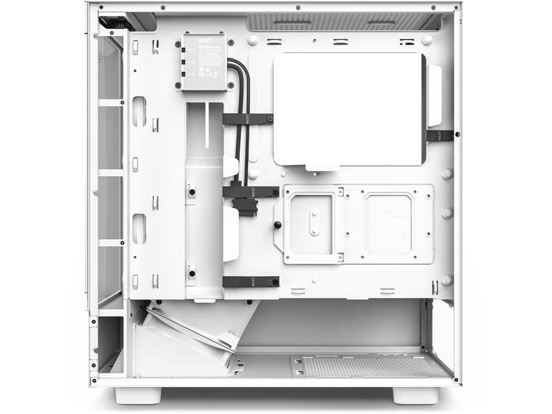 NZXT Boîtier d’ordinateur H5 Flow Blanc mat