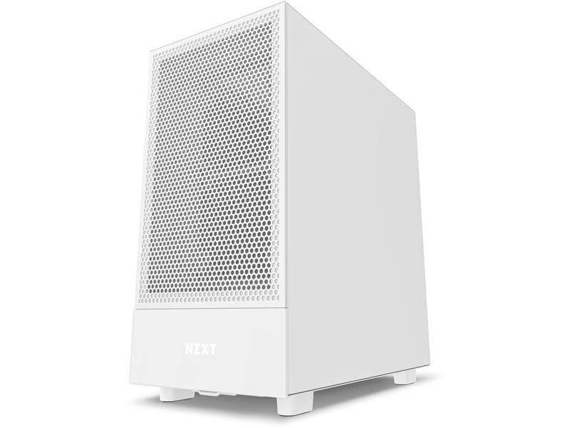 NZXT Boîtier d’ordinateur H5 Flow Blanc mat