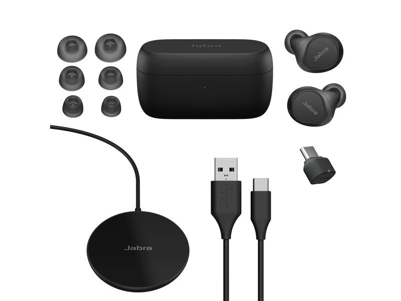 Jabra Casque Evolve2 Buds MS incl. pad de chargement, USB-C