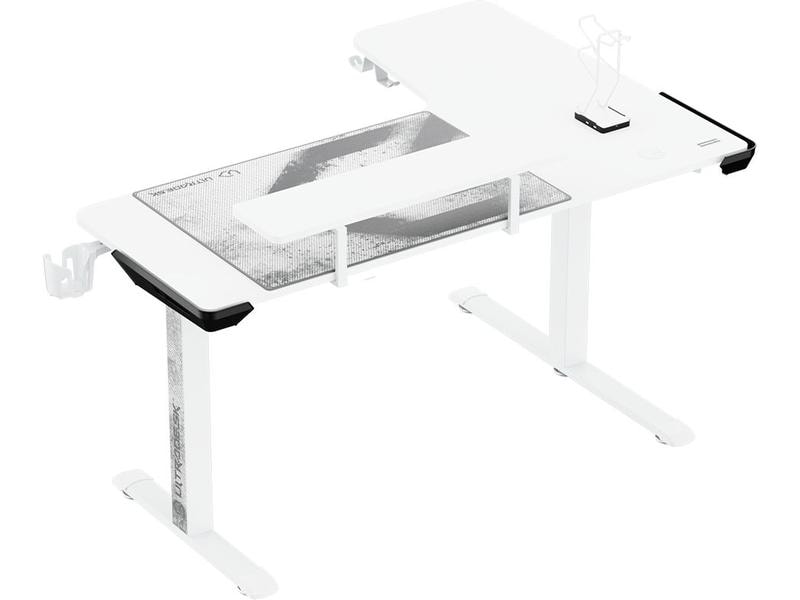 Ultradesk Table de jeu Winger Blanc