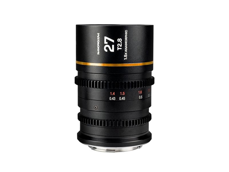 Laowa Longueur focale fixe Nanomorph 1.5X 27 mm T/2.8 (Amber) – L-Mount