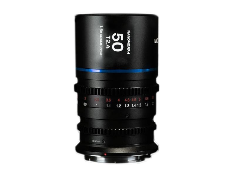 Laowa Longueur focale fixe Nanomorph 1.5X 50 mm T/2.4 (Blue) – Sony E-Mount