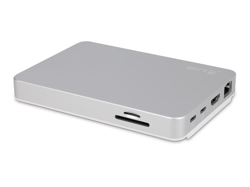 LMP Dockingstation USB-C DuoDock Silber