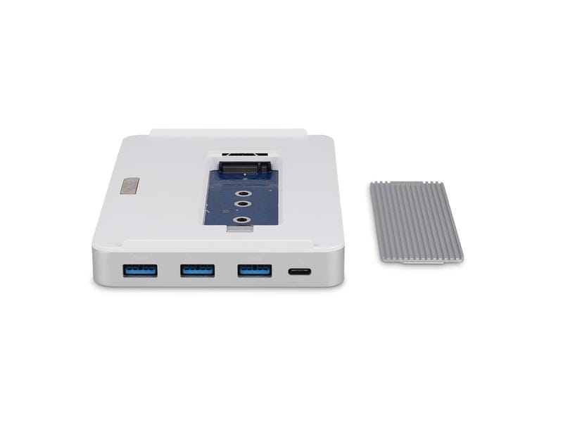 LMP Dockingstation USB-C DuoDock Silber