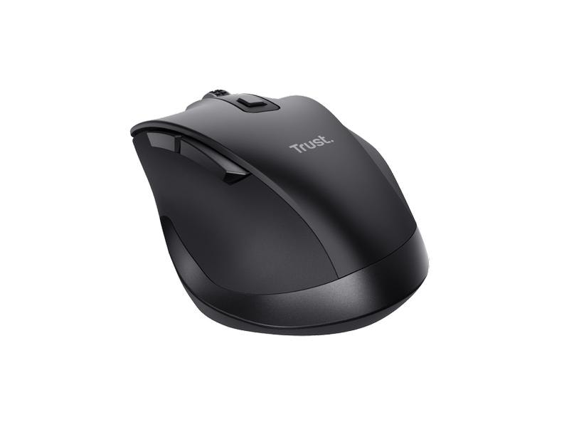 Trust Ergonomische Maus Fyda Rechargeable Schwarz