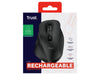 Trust Souris ergonomique Fyda Rechargeable Noir