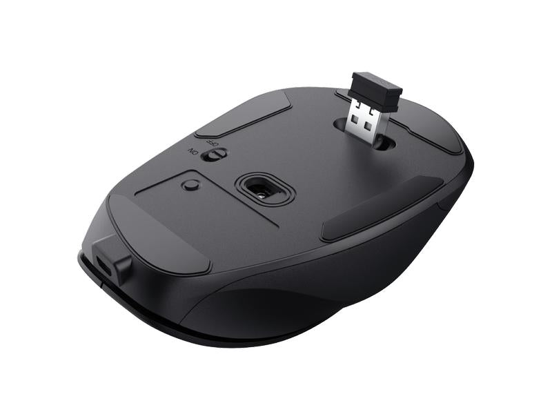 Trust Souris ergonomique Fyda Rechargeable Noir