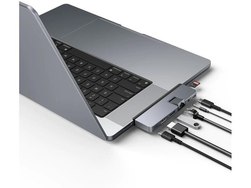 HYPER Dockingstation Hyper DUO PRO 7-in-2 USB-C Hub