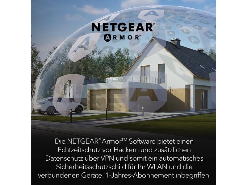 Netgear RBS860 Orbi Tri-Band WiFi 6 Mesh System Zusatz-Satellit