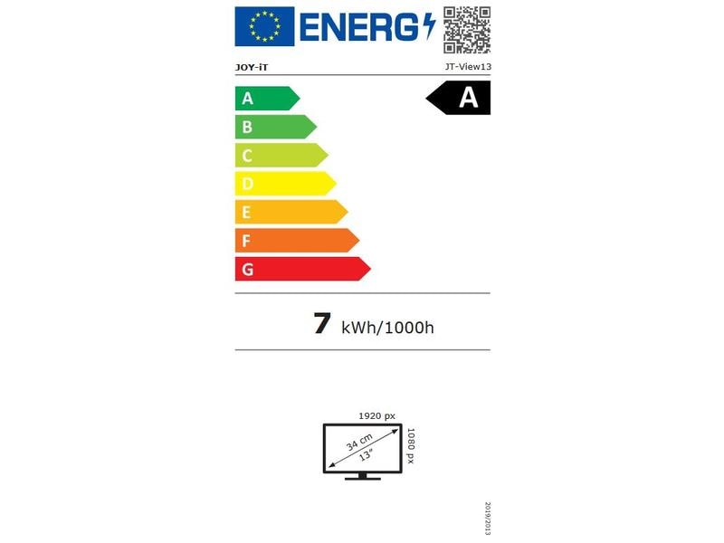 jOY-iT Monitor JOY-View 13" USB-C Touchscreen