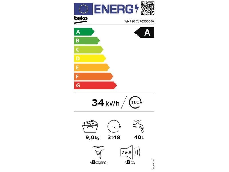 Beko Lave-linge WM710 Gauche