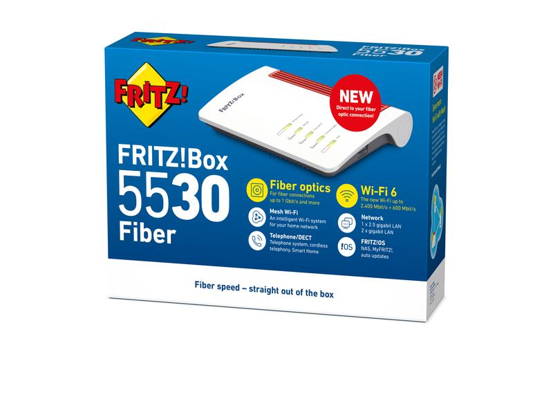 AVM FTTH-Router FRITZ!Box 5530 Fiber mit AON SFP