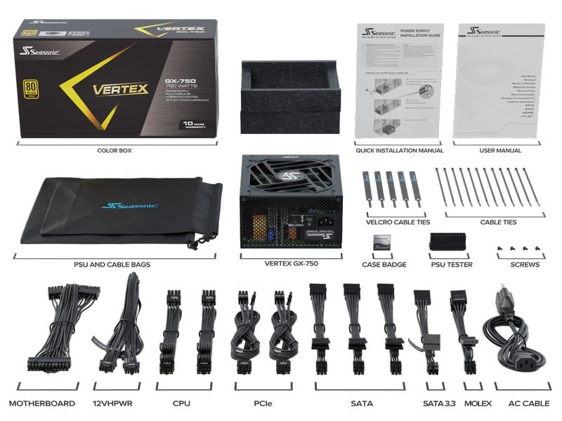 Seasonic Bloc d’alimentation Vertex GX 750 W