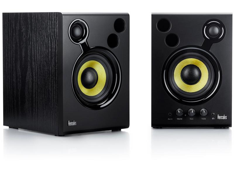 Hercules Moniteurs de studio DJMonitor 42 – Paire, 2x 20 W