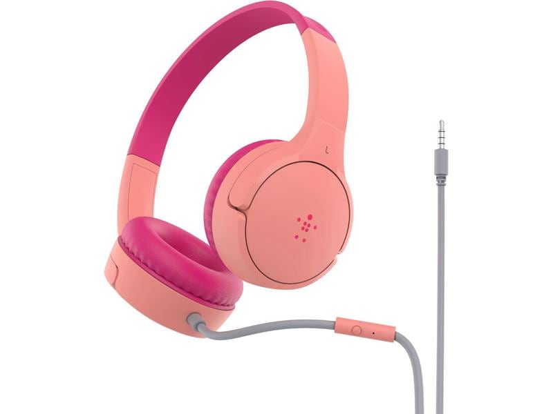 Belkin On-Ear-Kopfhörer SoundForm Mini Pink