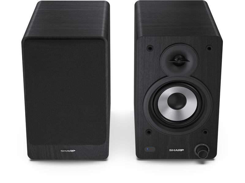 Sharp Regallautsprecher Paar CP-SS30 – Schwarz