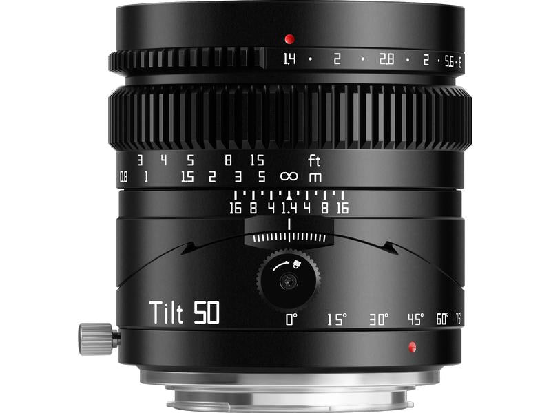 TTArtisan Longueur focale fixe Tilt 50mm F/1.4 – Fujifilm X-Mount