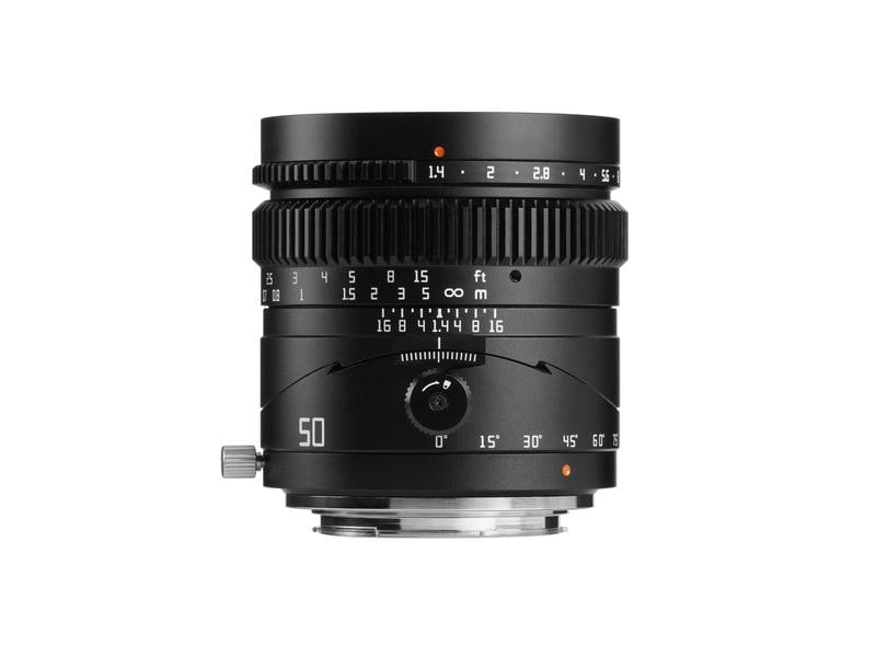 TTArtisan Longueur focale fixe Tilt 50mm F/1.4 – Fujifilm X-Mount