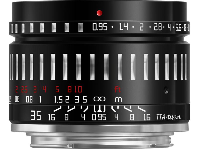 TTArtisan Longueur focale fixe APS-C 35mm F/0.95 – Sony E-Mount