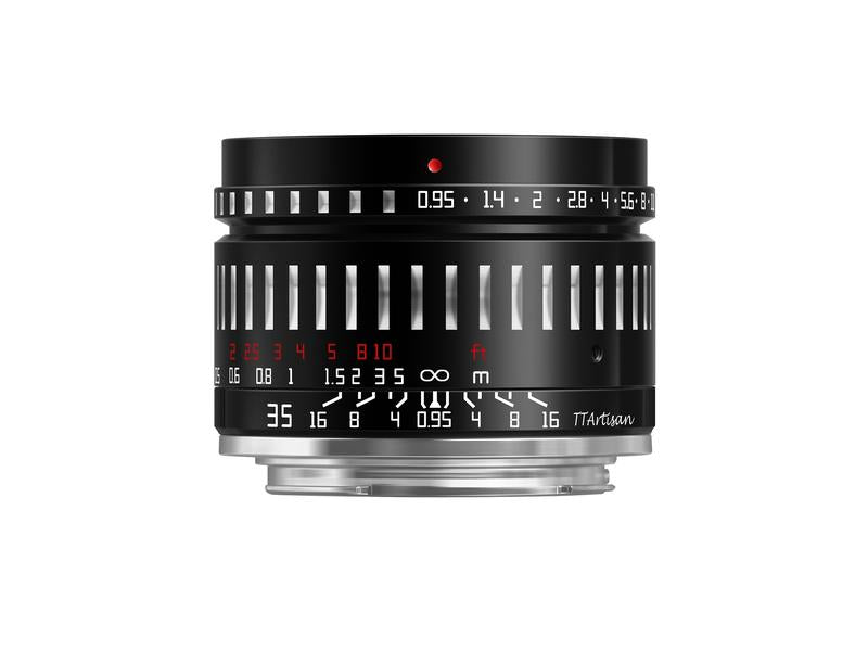 TTArtisan Longueur focale fixe APS-C 35mm F/0.95 – Sony E-Mount