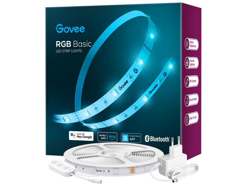 Govee Bande LED Basic Wi-Fi + Bluetooth, 5 m, RGB