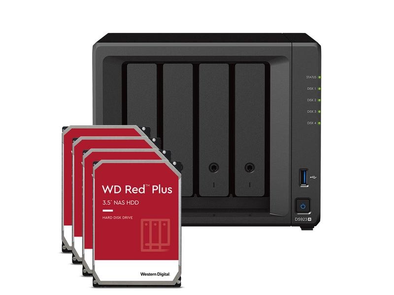 Synology NAS Diskstation DS923+ 4-bay WD Red Plus 8 TB