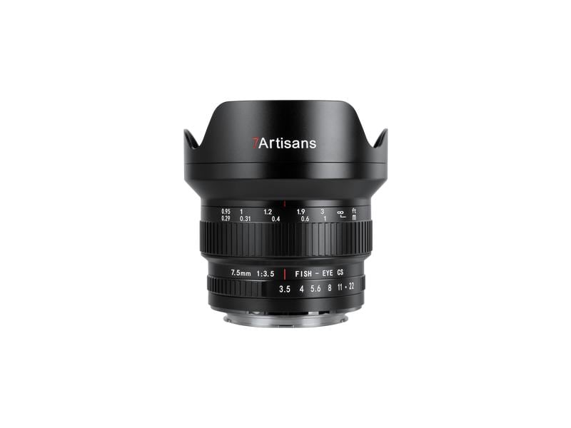 7Artisans Longueur focale fixe 7.5mm F/3.5 Ultra Wide APS-C – Canon EF